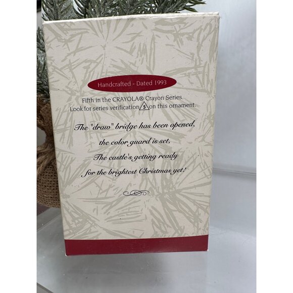 Crayola Crayons Bright Shining Castle 1993 Hallmark Ornament Christmas Decor - Picture 8 of 9